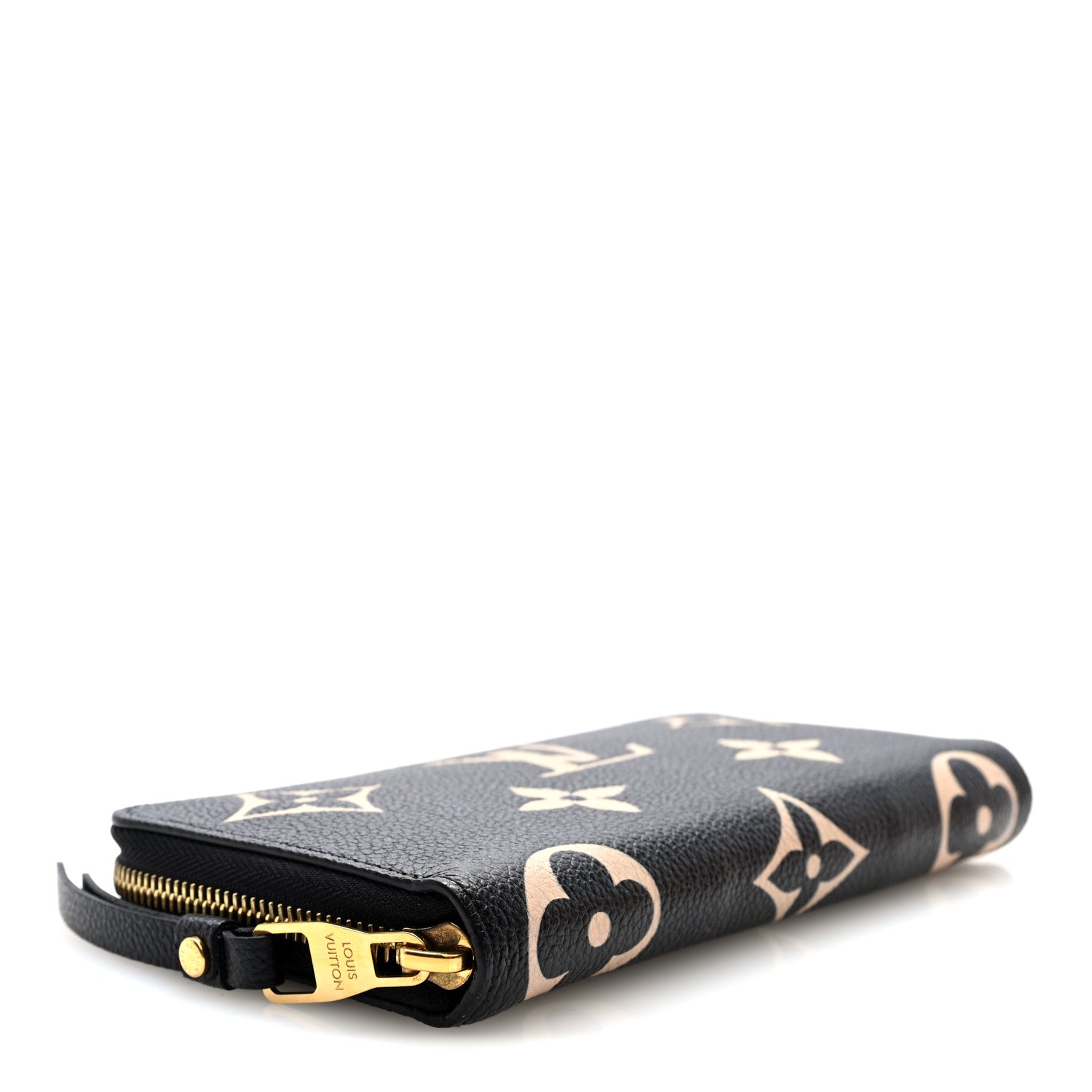 Louis Vuitton Empreinte Monogram Giant Zippy Wallet Black Beige 4 of 7