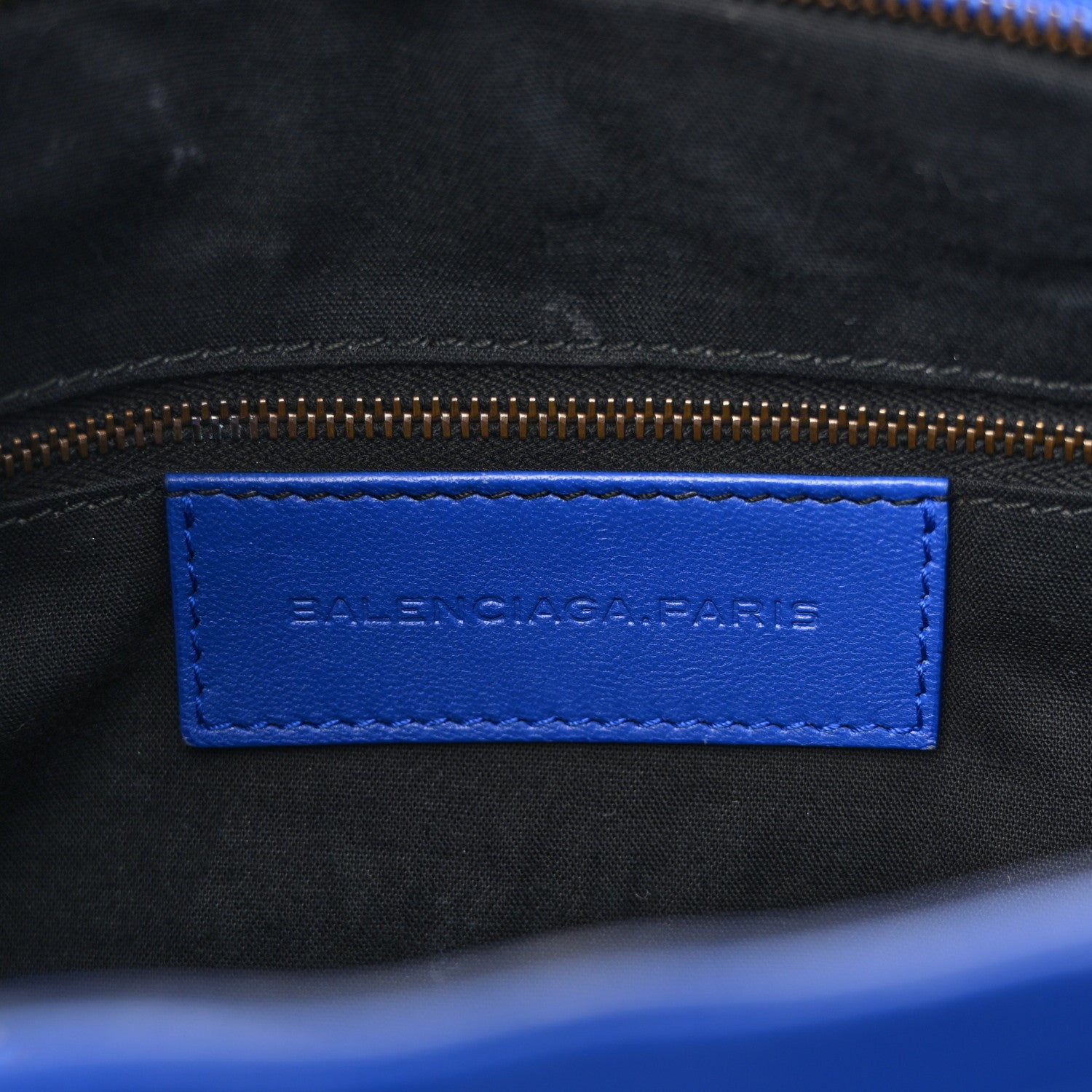 Balenciaga Perforated Lambskin Polka Dots Classic Hardware Velo Blue 7 of 18