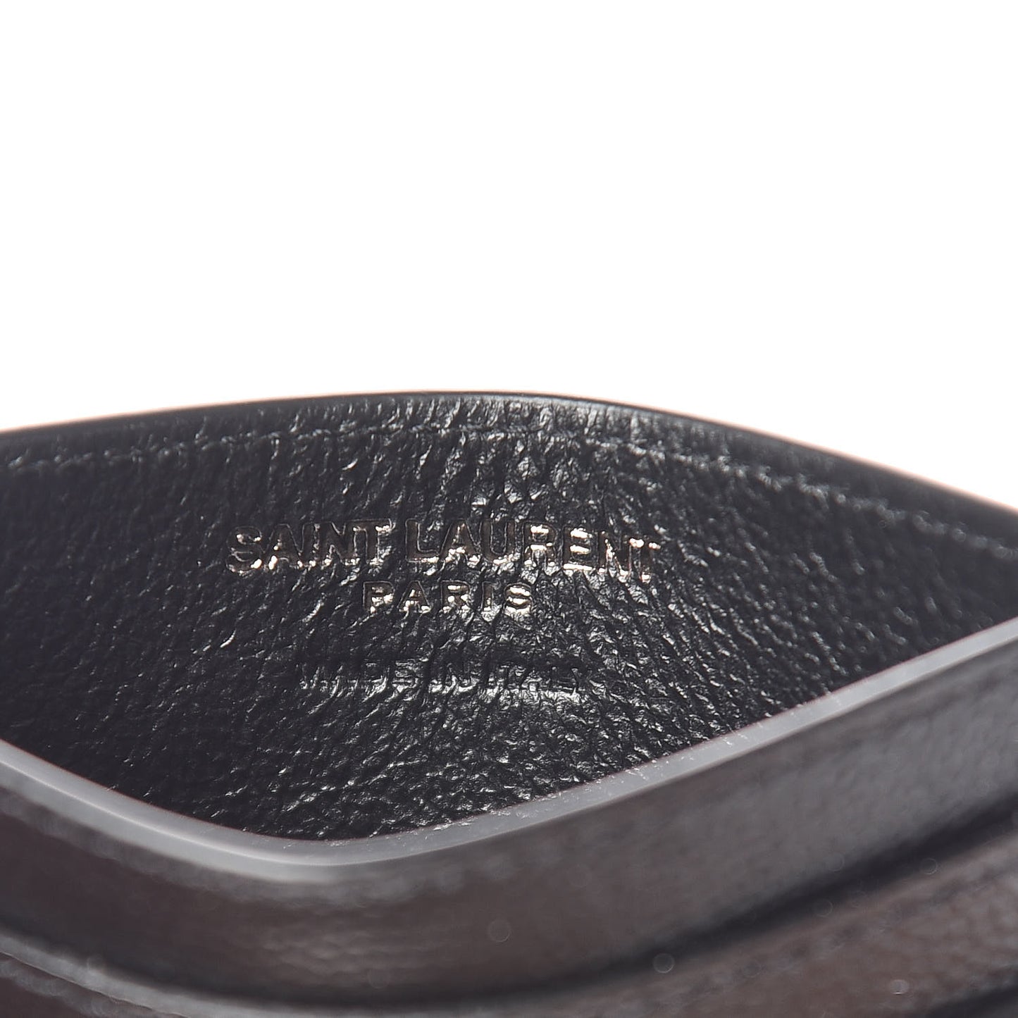 Grain De Poudre Geo Print Monogram Credit Card Case Black White