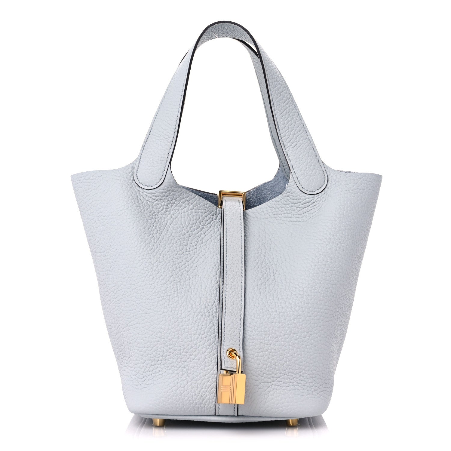 Hermes Taurillon Clemence Picotin Lock 18 PM Bleu Pale 1 of 11