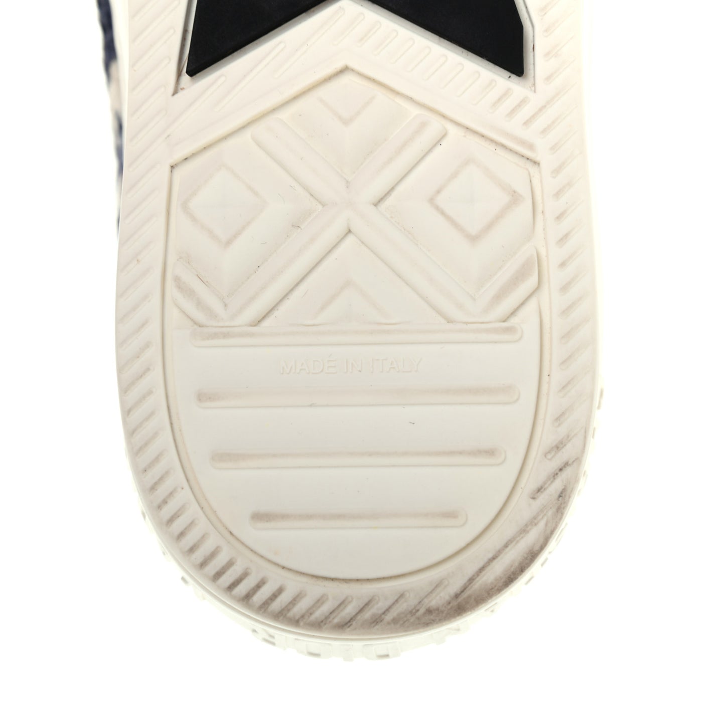 Canvas Oblique Walk'N'Dior Low Top Sneakers 35.5 Deep Blue