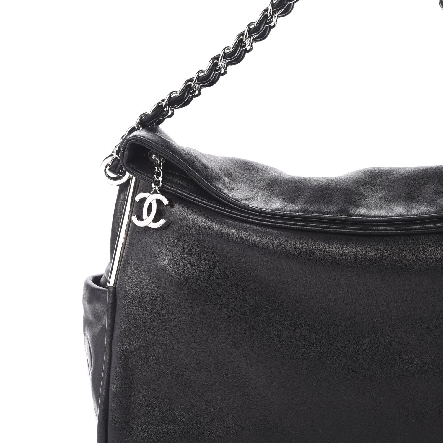 Chanel Lambskin Large Ultimate Soft Tote Black 8 of 12