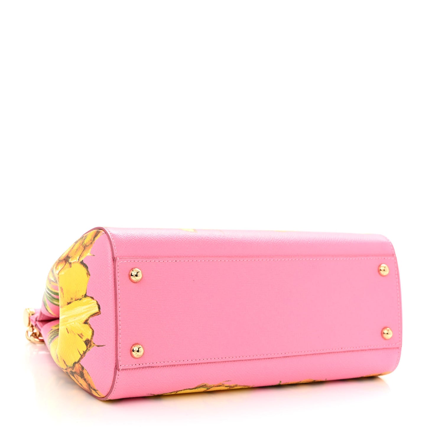 Dauphine Pineapple Print Small Miss Sicily Satchel Rosa