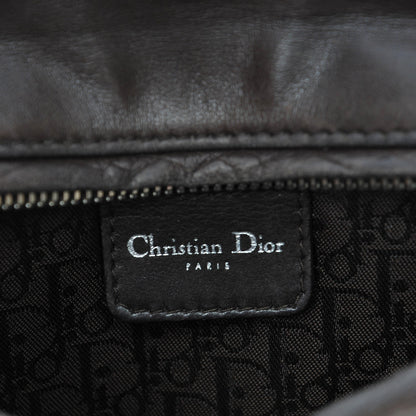 Christian Dior Lambskin Cannage Medium Lady Dior Dark Brown 6 of 9