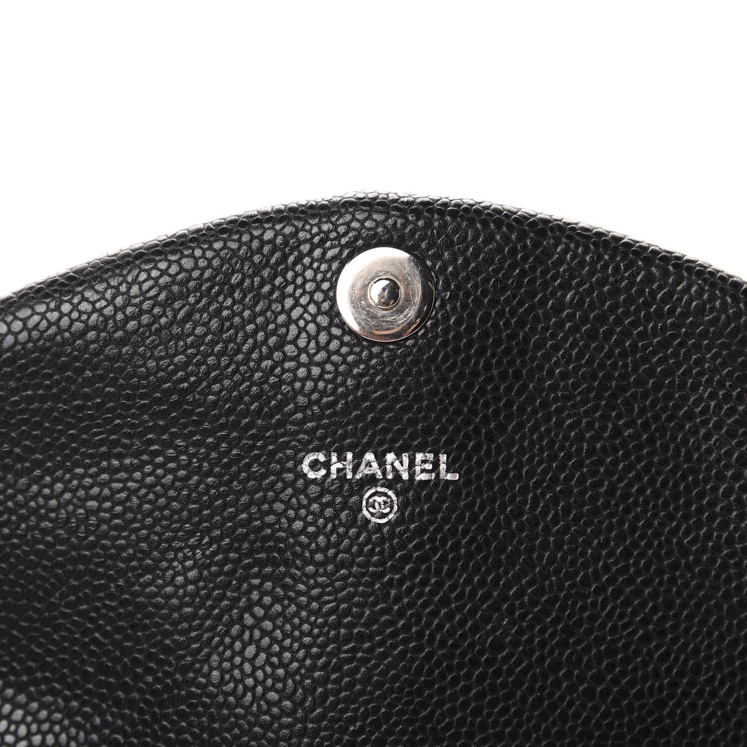 Chanel Caviar Half Moon Wallet On Chain WOC Black 8 of 11