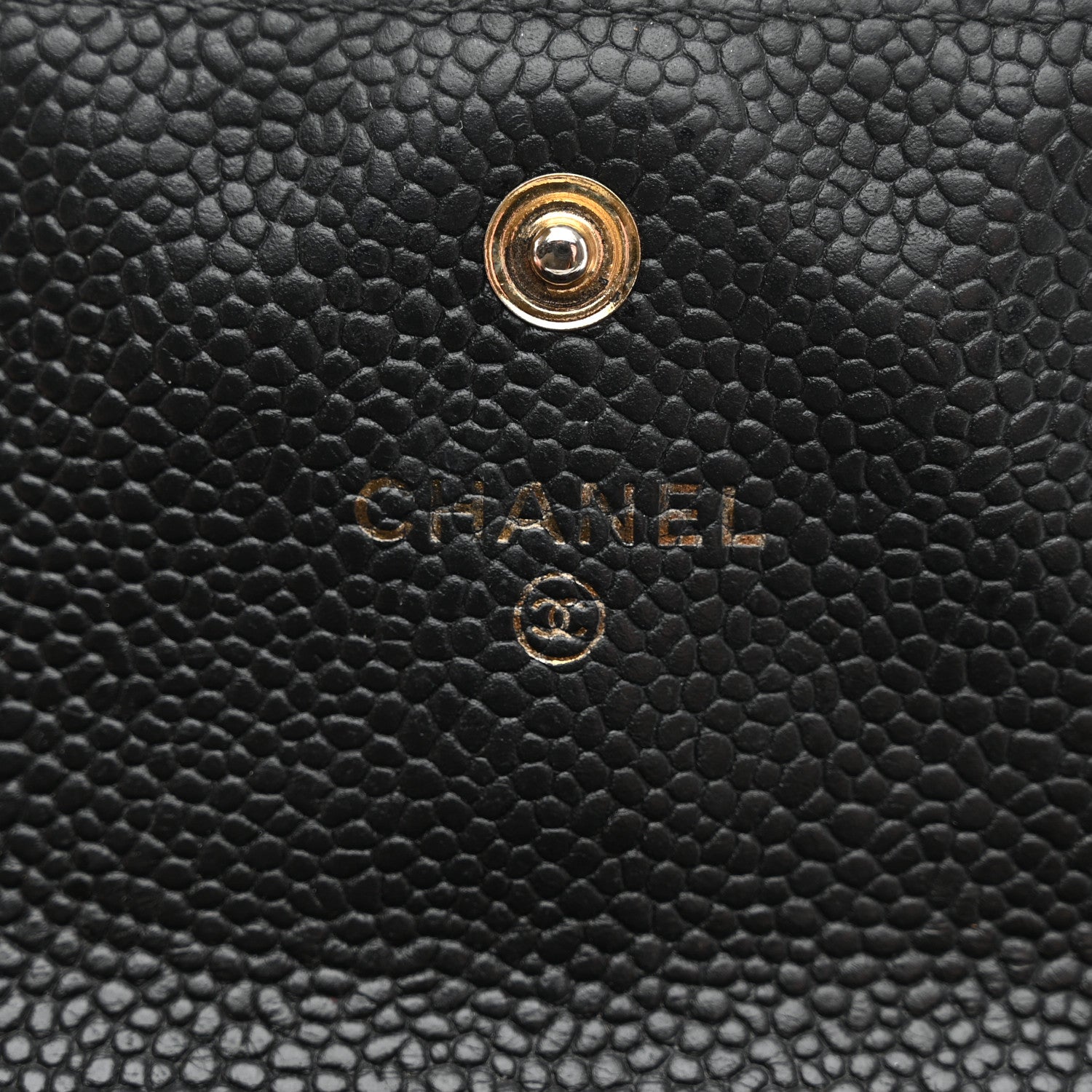Chanel Caviar Quilted Large Gusset Flap Wallet Black 6 of 9