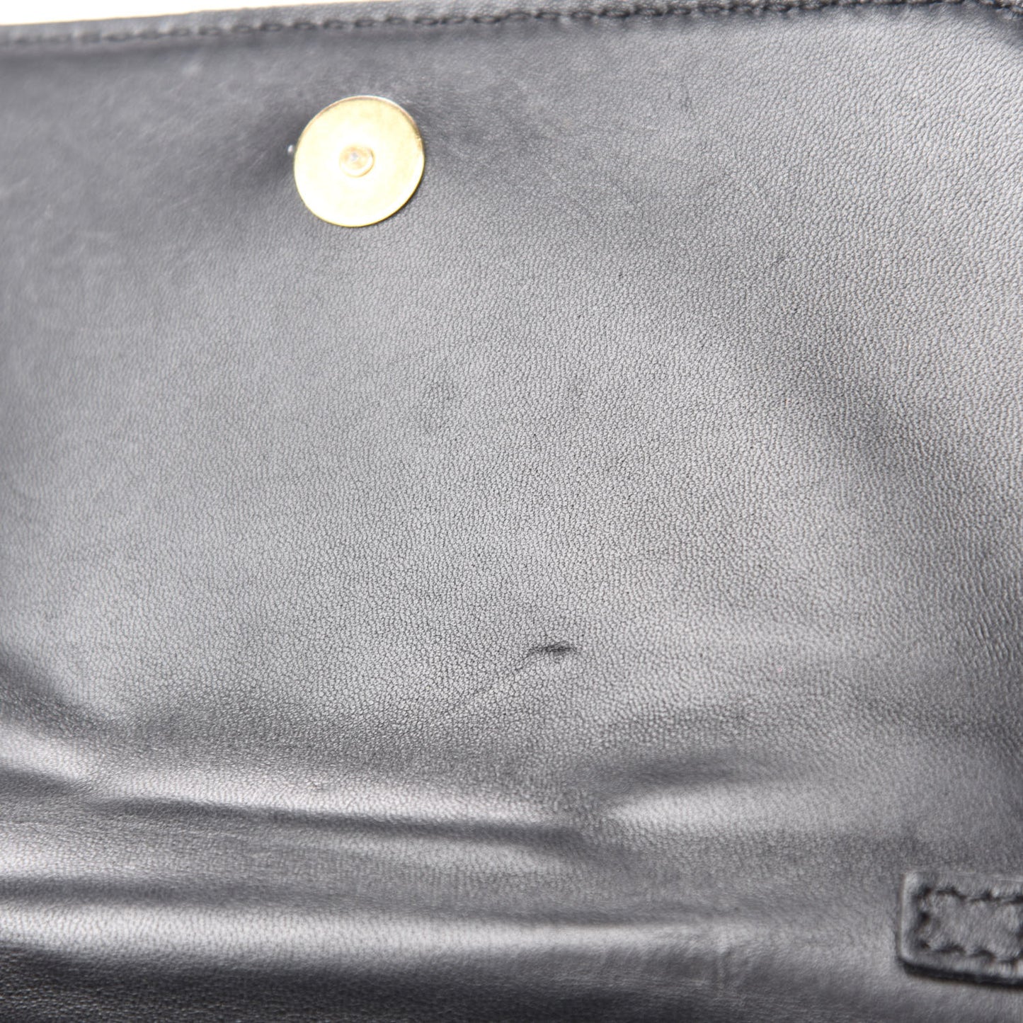 Nappa Quilted Virtus Evening Bag Black