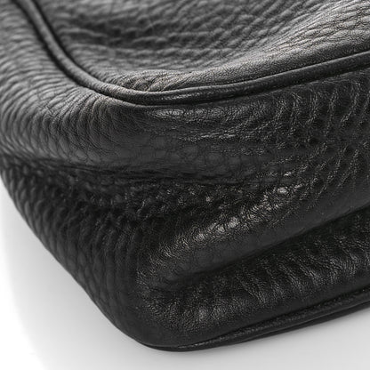 Prada Vitello Daino Pochette Bag Black 6 of 8