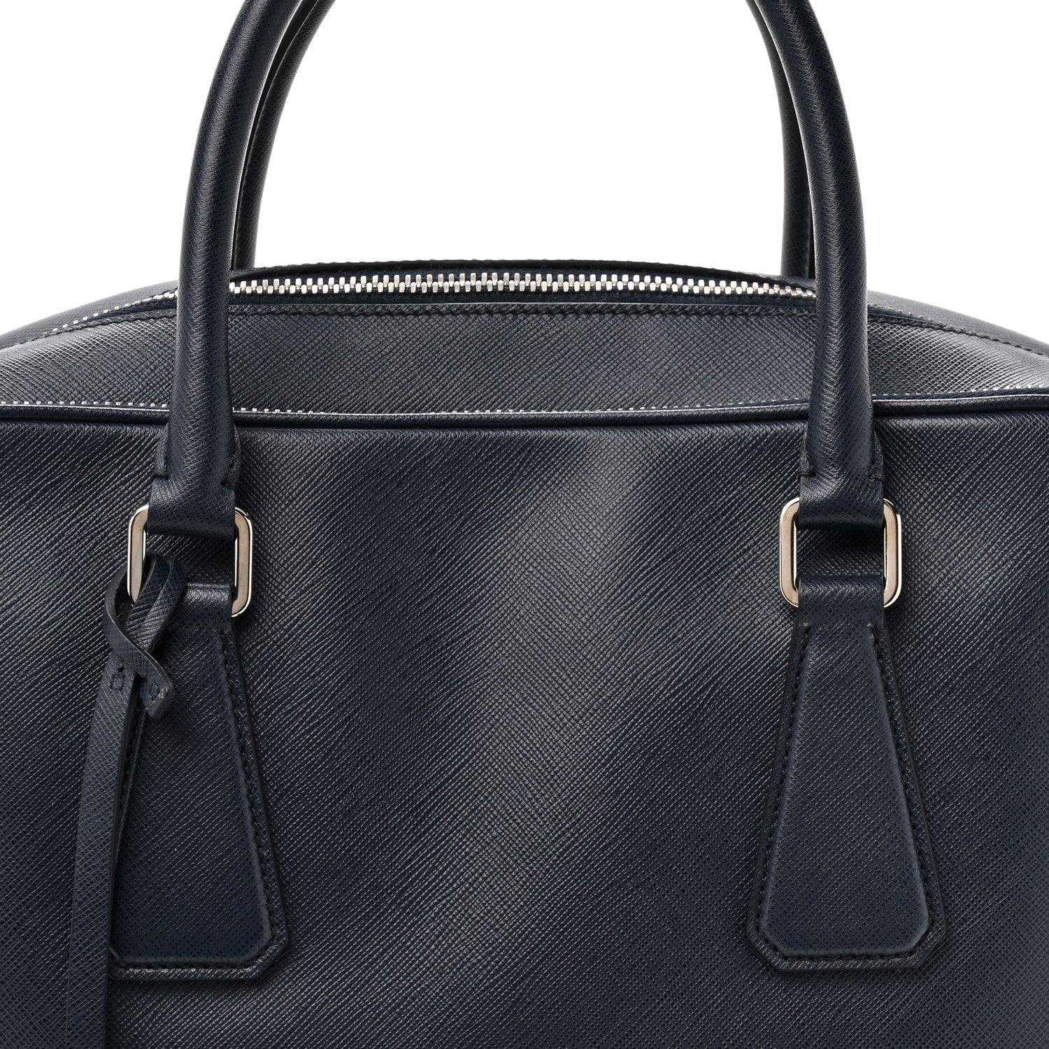 Prada Saffiano Travel Briefcase Baltico 8 of 14