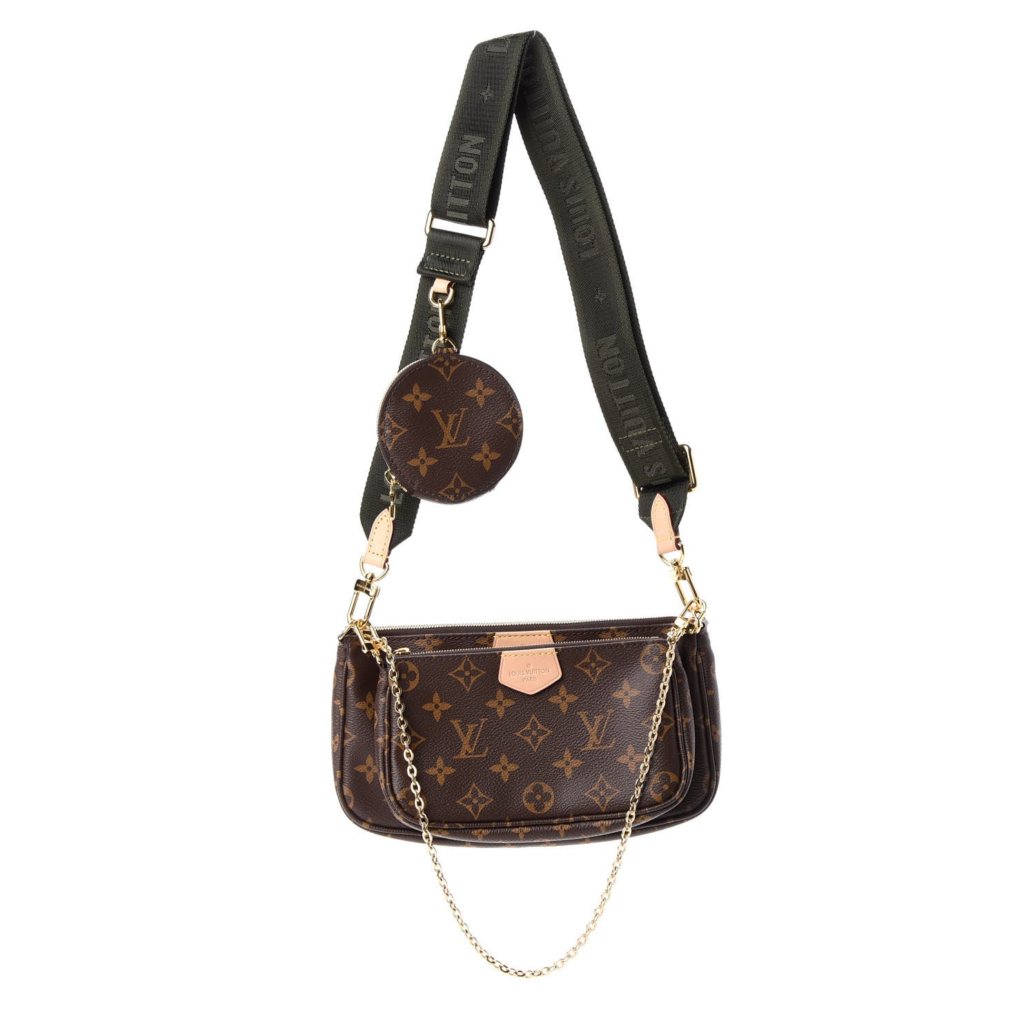 Louis Vuitton Monogram Multi Pochette Accessories Kaki 1 of 9