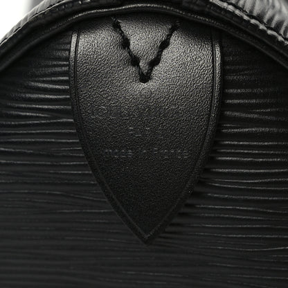 Louis Vuitton Epi Speedy 25 Black 7 of 12
