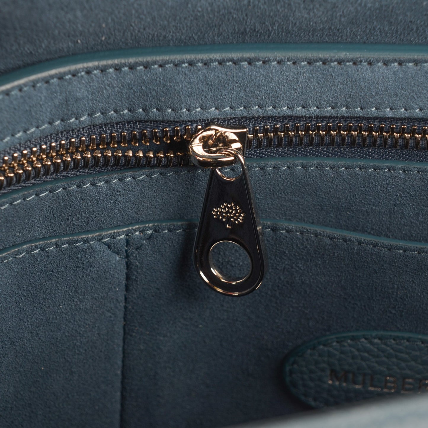 Classic Grain Small Bayswater Steel Blue