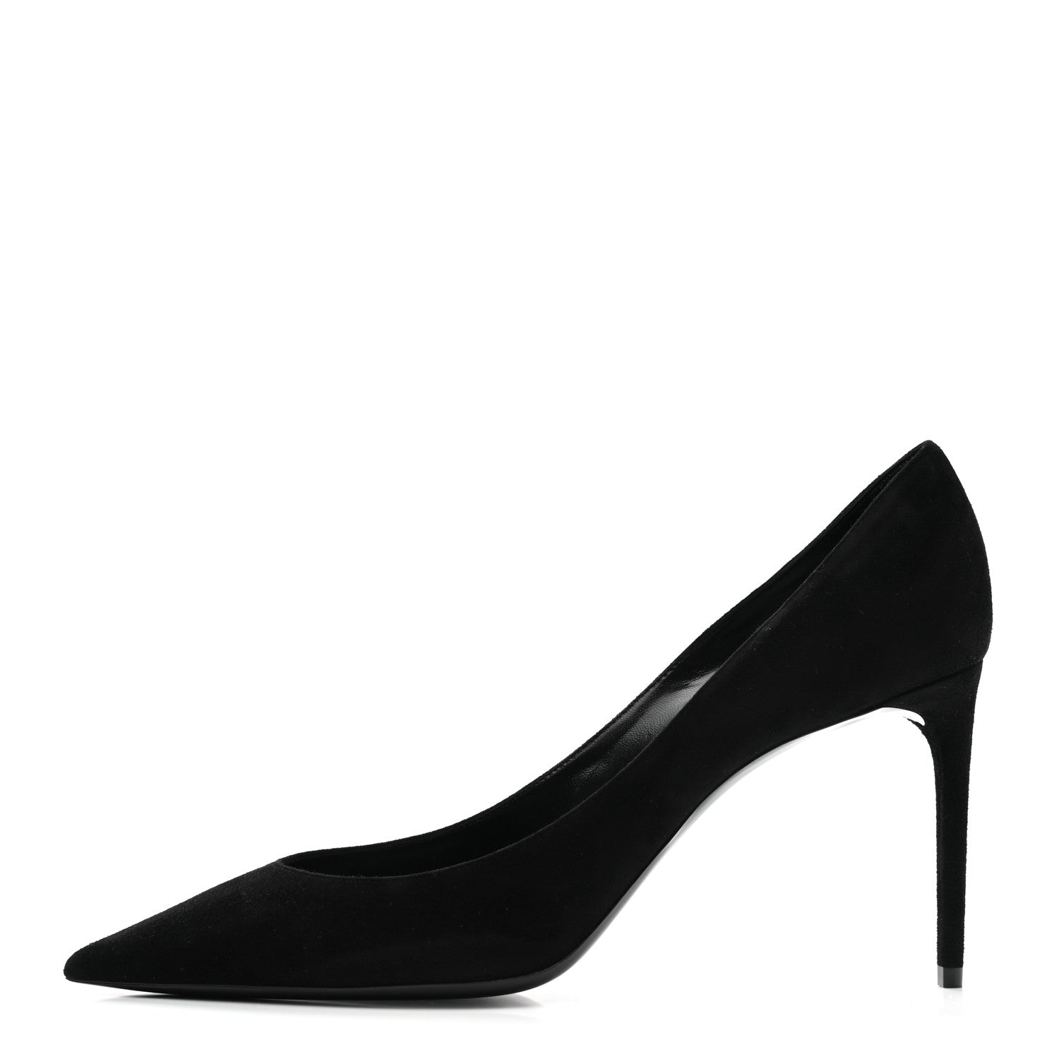 Saint Laurent Suede Zoe 85 Pumps 41 Black 1 of 8