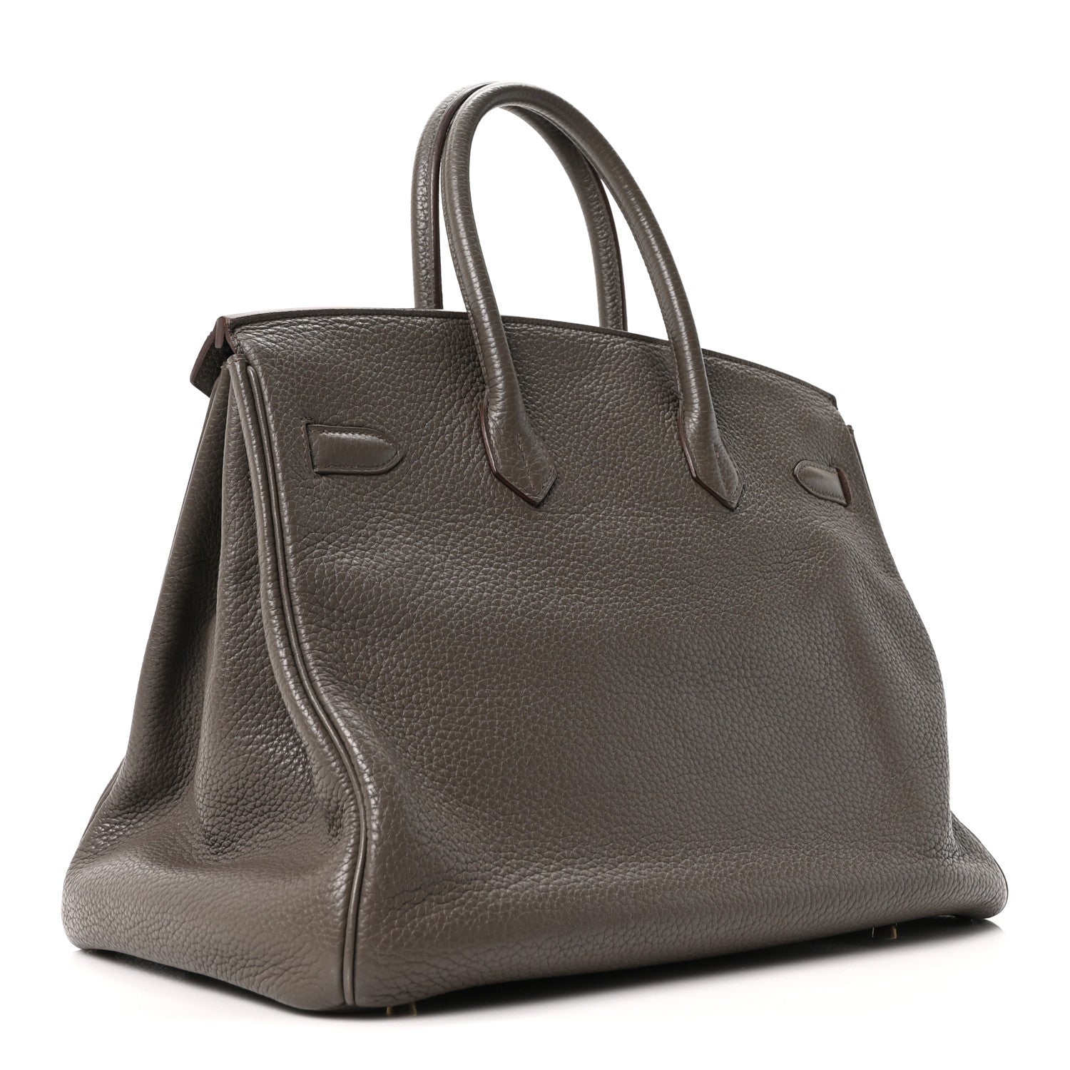 Hermes Taurillon Clemence Lizard Club Birkin 35 Etain Graphite 3 of 10