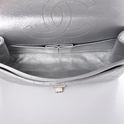 Chanel Metallic Calfskin 2.55 Reissue 225 Flap Silver 6 of 9