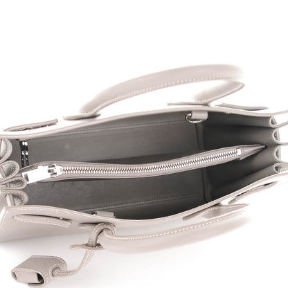 Saint Laurent Grained Calfskin Baby Sac De Jour Pearl Grey 5 of 7
