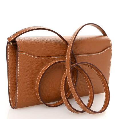 Hermes Epsom Constance Long Wallet To Go Gold 3 of 11