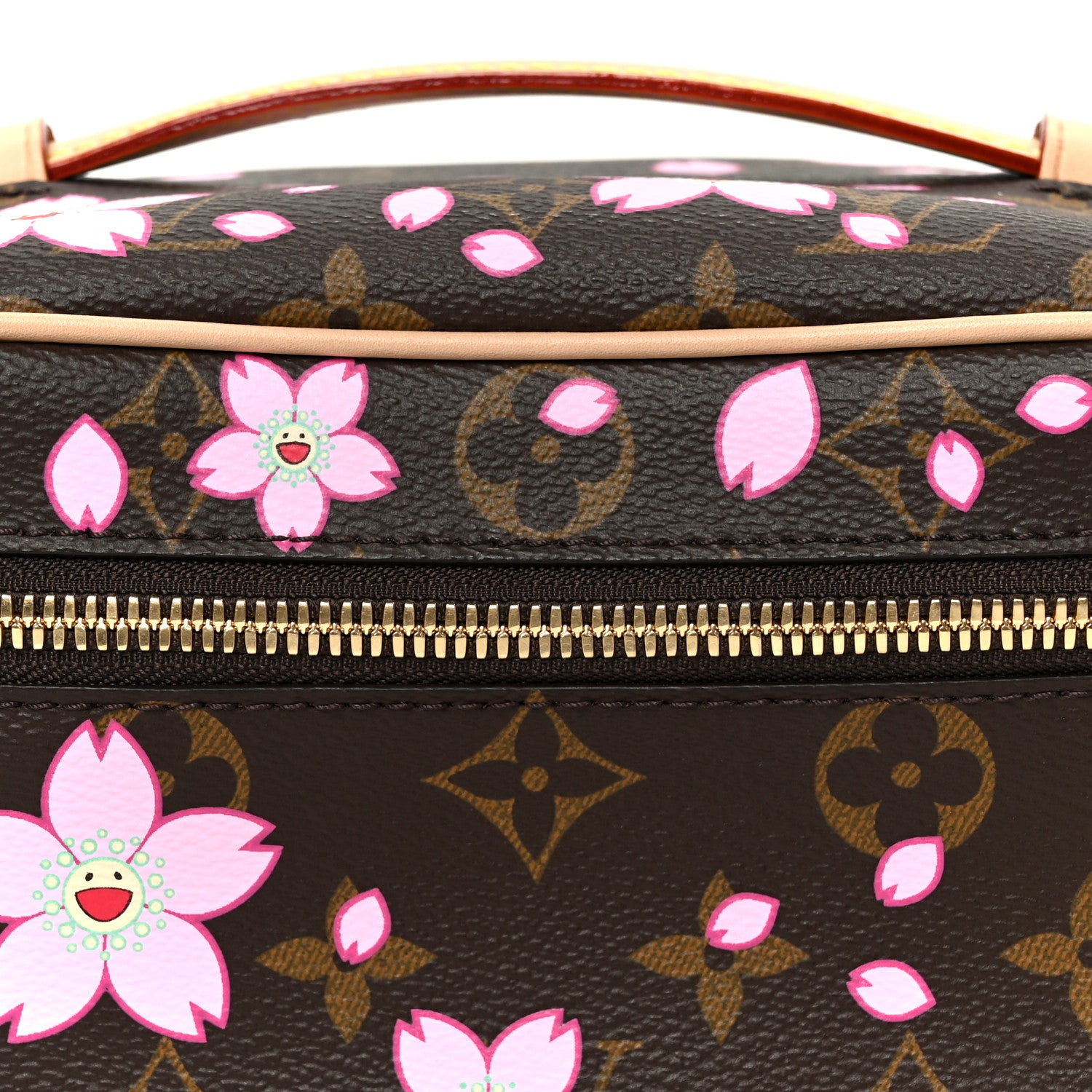Louis Vuitton LV X TM Monogram Cherry Blossom Nice Mini Sakura Brown 8 of 9