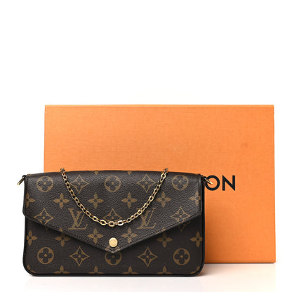 Louis Vuitton Monogram My LV World Tour Pochette Felicie Chain Wallet Black 11 of 11