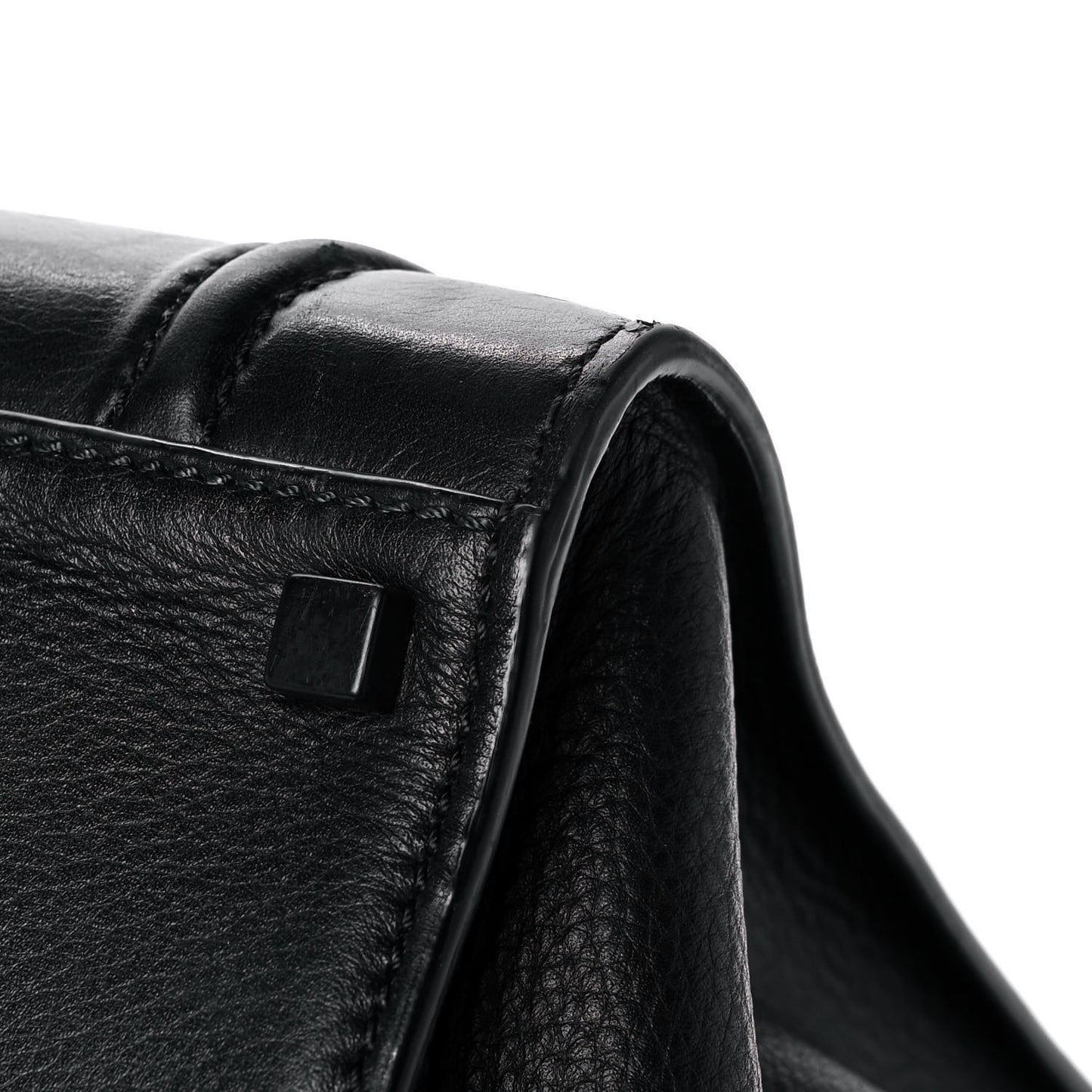 Supple Calfskin Medium Phantom Luggage Black