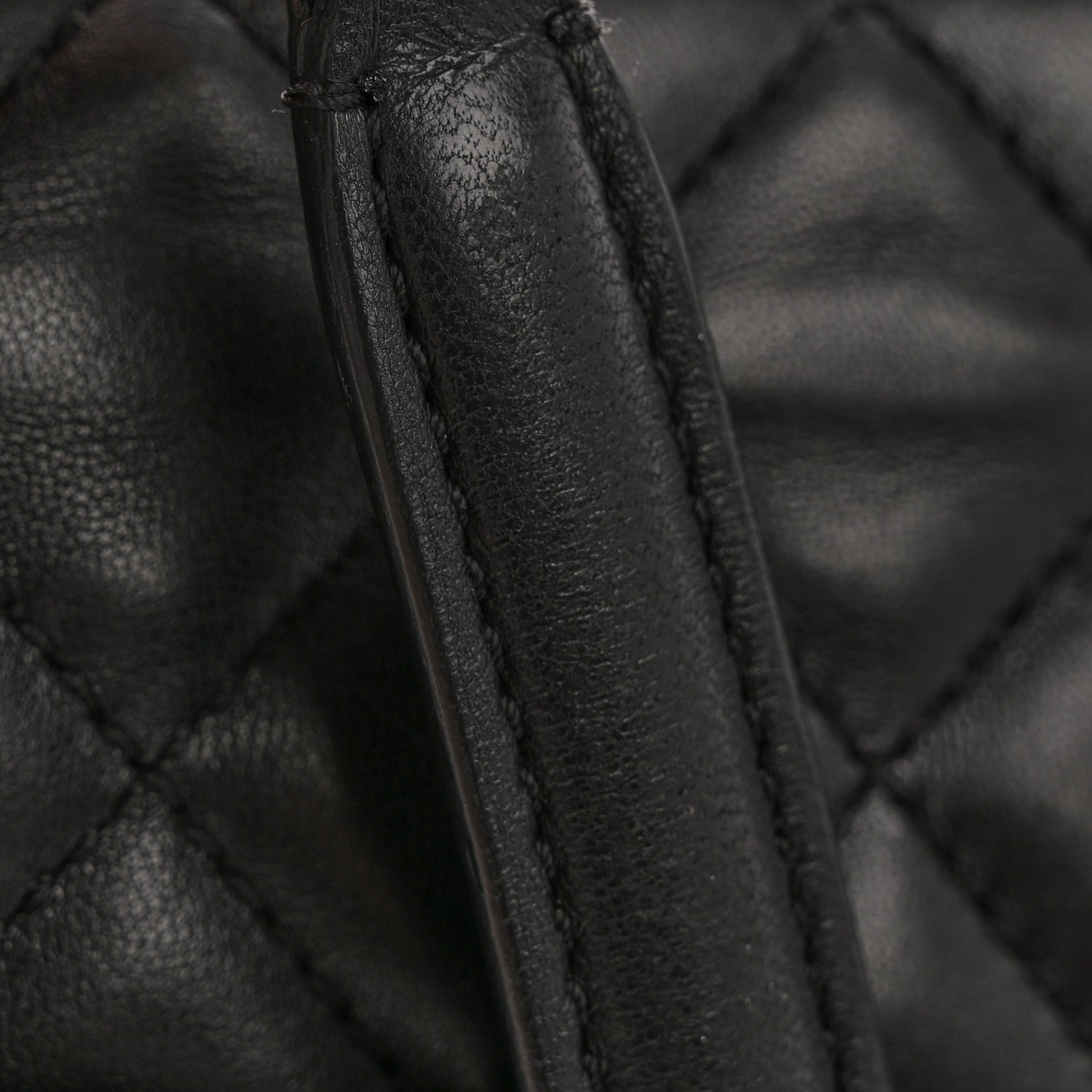 Chanel Lambskin Quilted Large Natural CC Flap Black 14 of 15