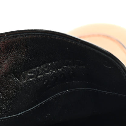Hermes Goatskin Womens Paris Loafers 41 Naturel Black 8 of 8