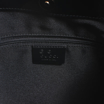 Gucci Canvas Signature Shoulder Bag Black 6 of 9