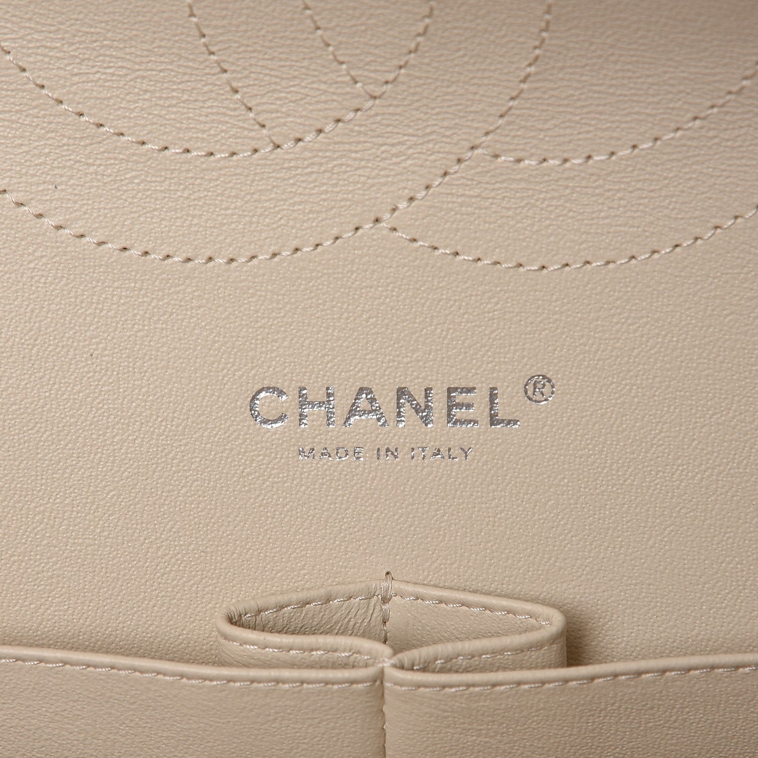Chanel Caviar Quilted Jumbo Double Flap Light Beige 7 of 8