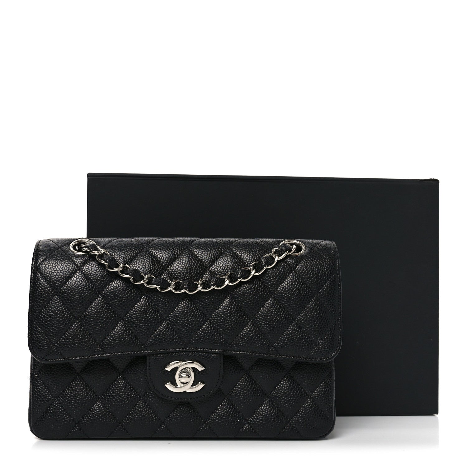 Chanel Caviar Quilted Small Double Flap Black 11 of 11