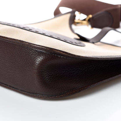 Hermes Toile Natural Barenia Evelyne GM Ebene 6 of 14