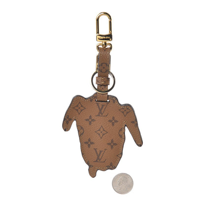 Louis Vuitton Epi Reverse Monogram Catogram Bag Charm Key Holder Gris 2 of 4