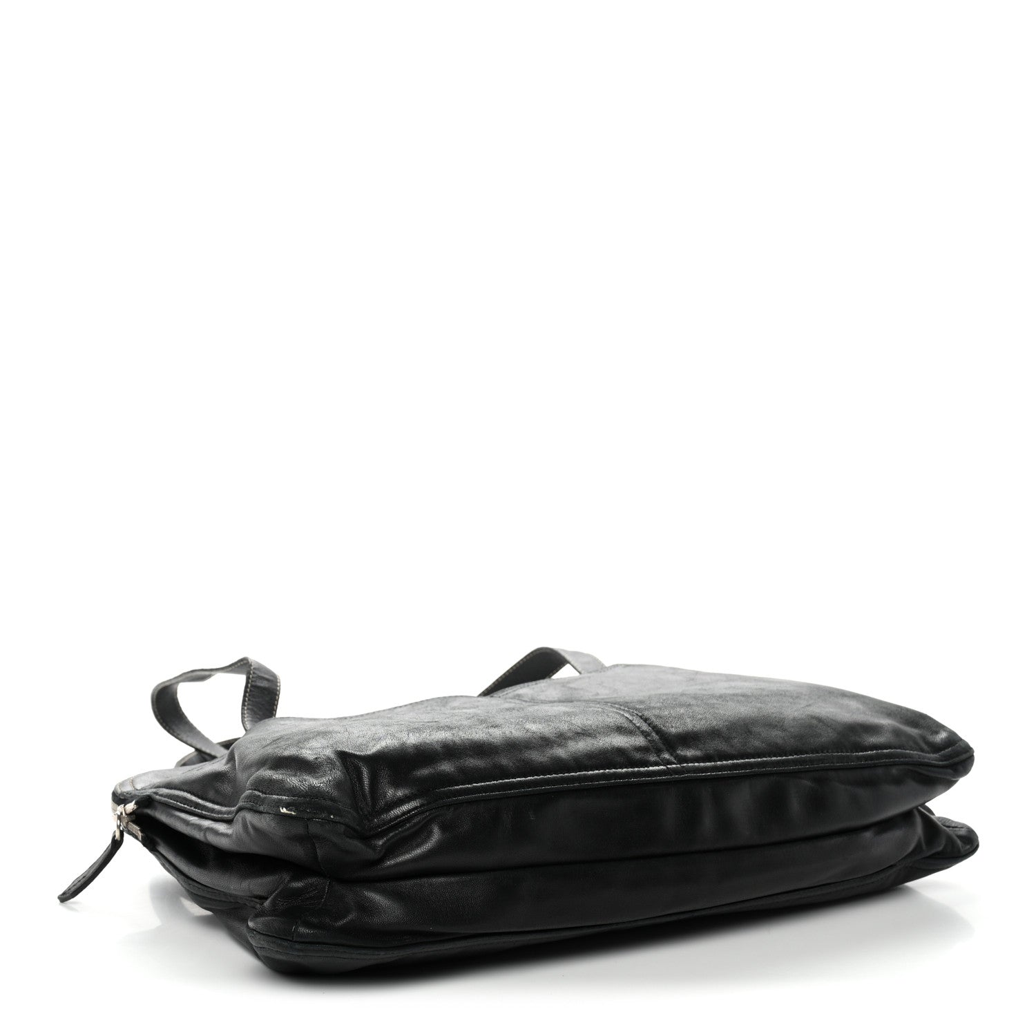 Prada Nappa Pocket Satchel Black 4 of 16