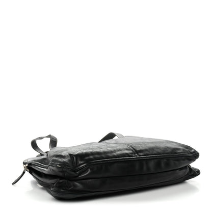 Prada Nappa Pocket Satchel Black 4 of 16