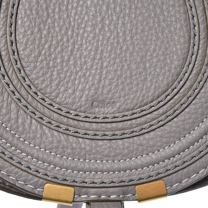 Chloe Calfskin Mini Marcie Round Crossbody Bag Cashmere Grey 7 of 7