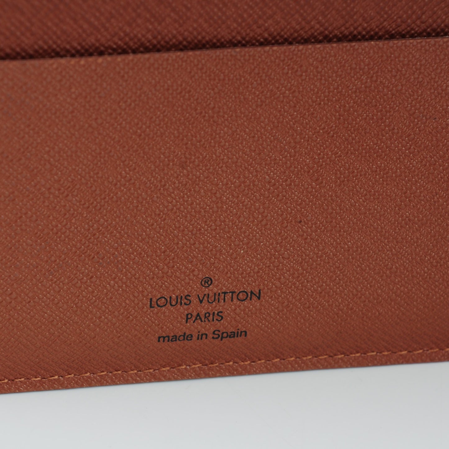 Monogram Desk Agenda Cover
