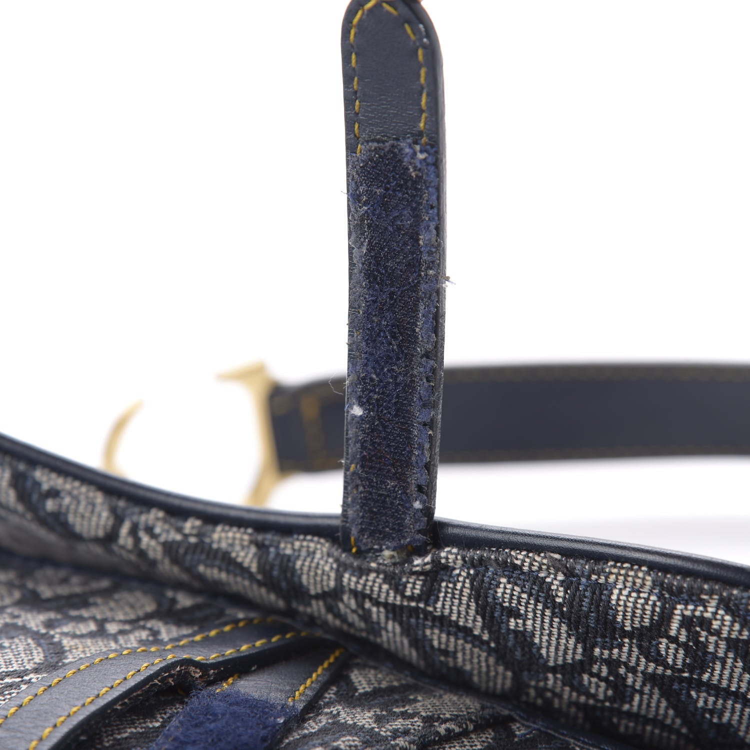 Christian Dior Monogram Saddle Bag Black 22 of 27