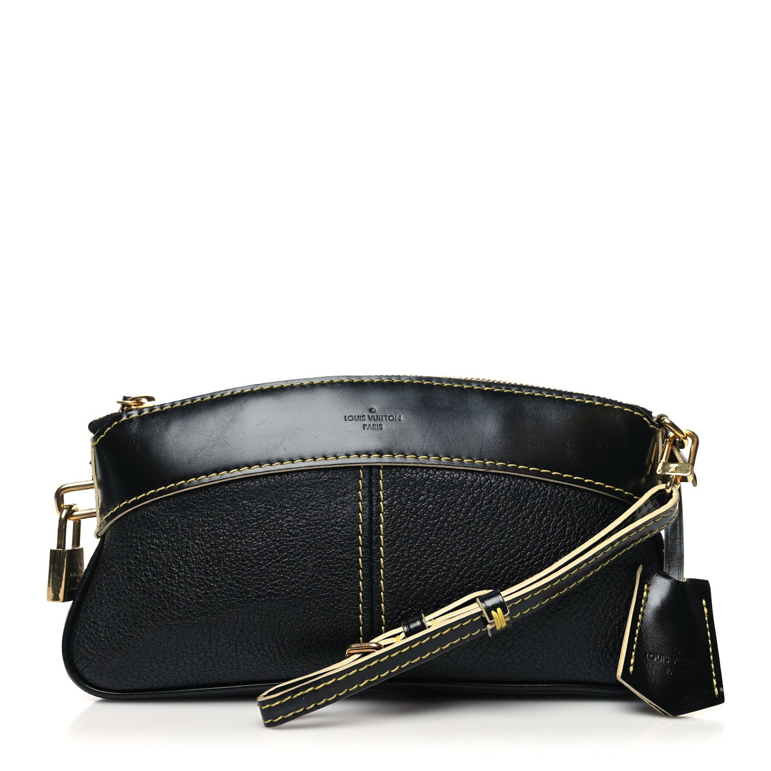Louis Vuitton Suhali Lockit Clutch Black 1 of 9