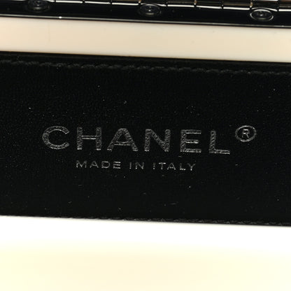 Chanel Plexiglass Plexi Coco Bag Black White 6 of 11