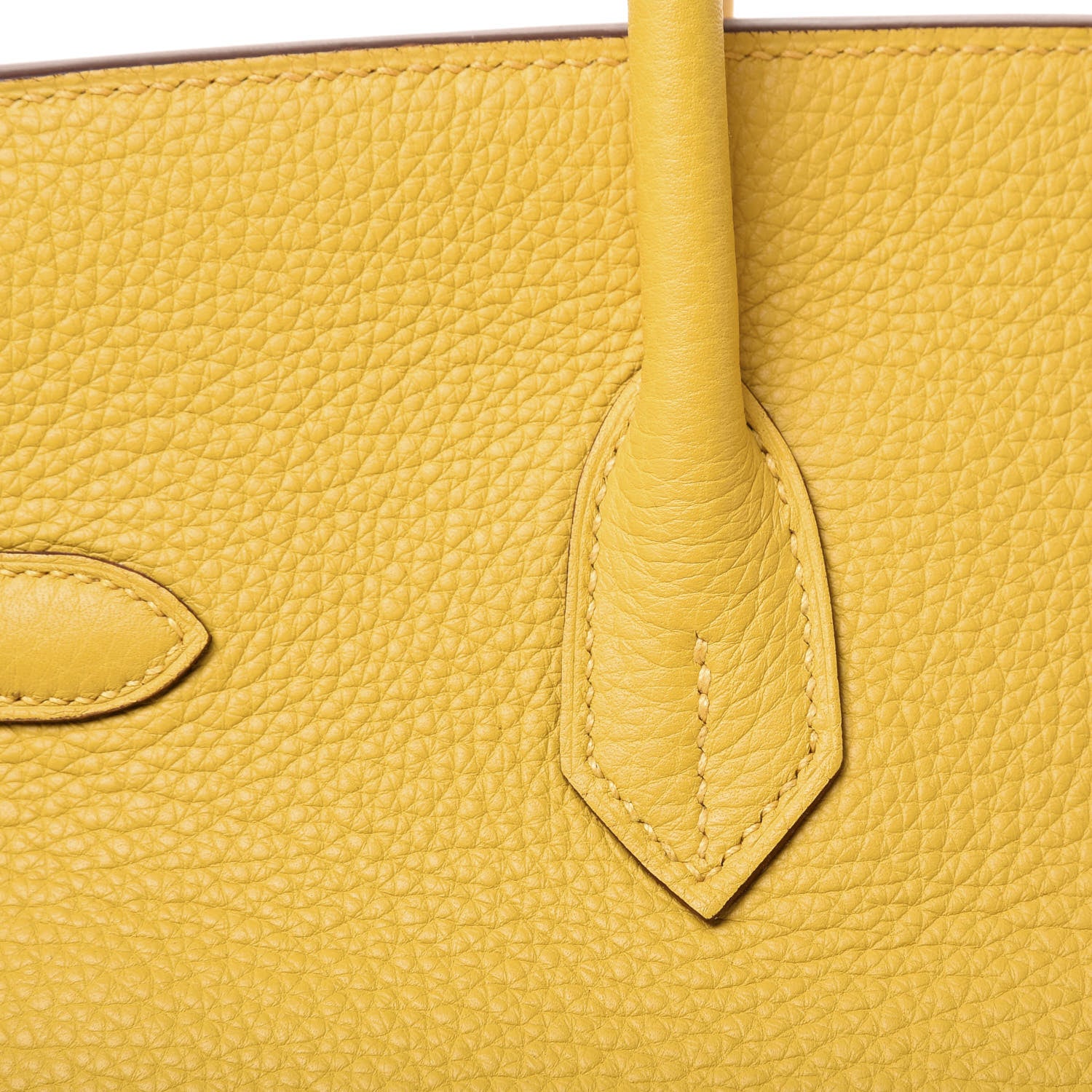 Hermes Taurillon Clemence Birkin 35 Soleil 10 of 32