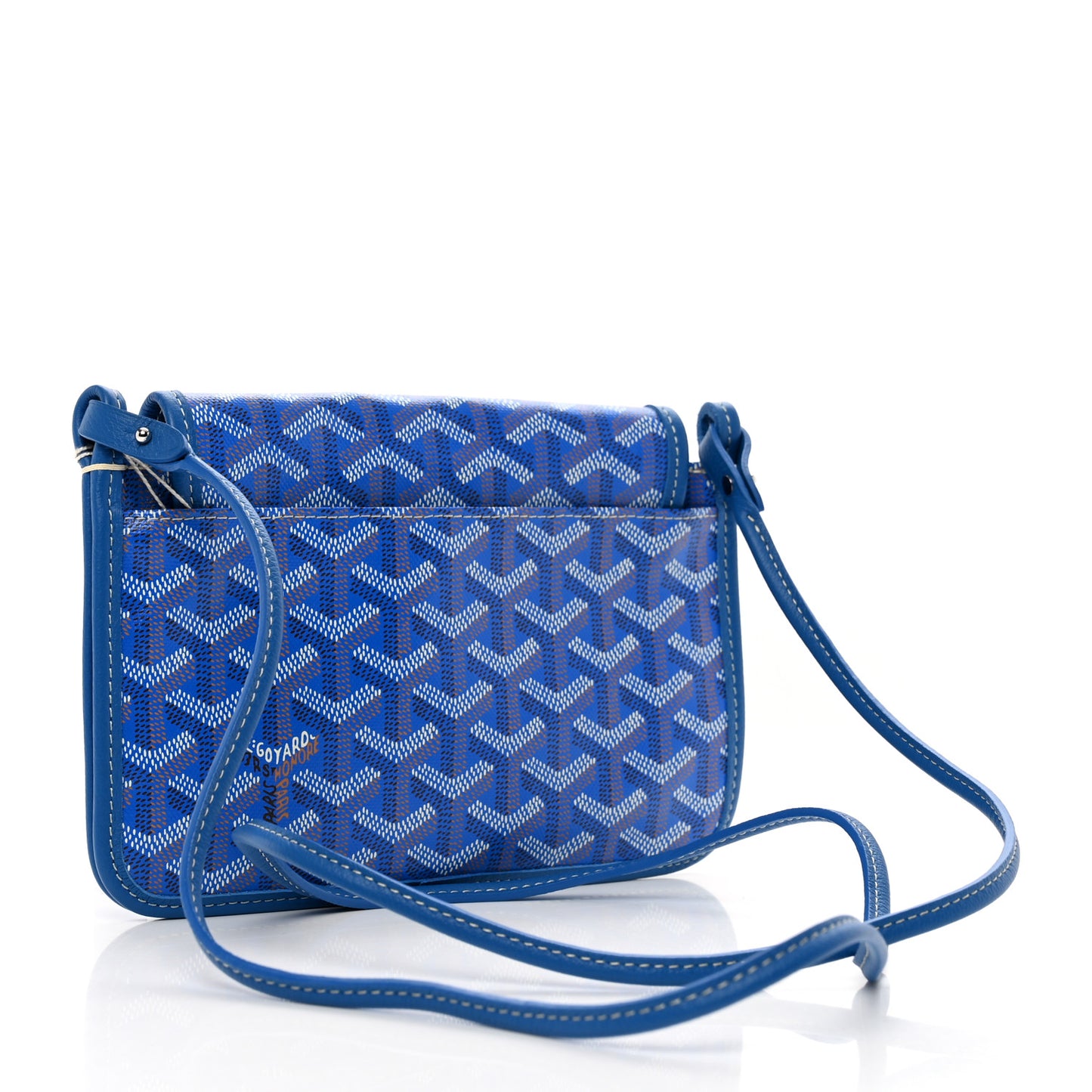 Goyardine Plumet Wallet Clutch Blue