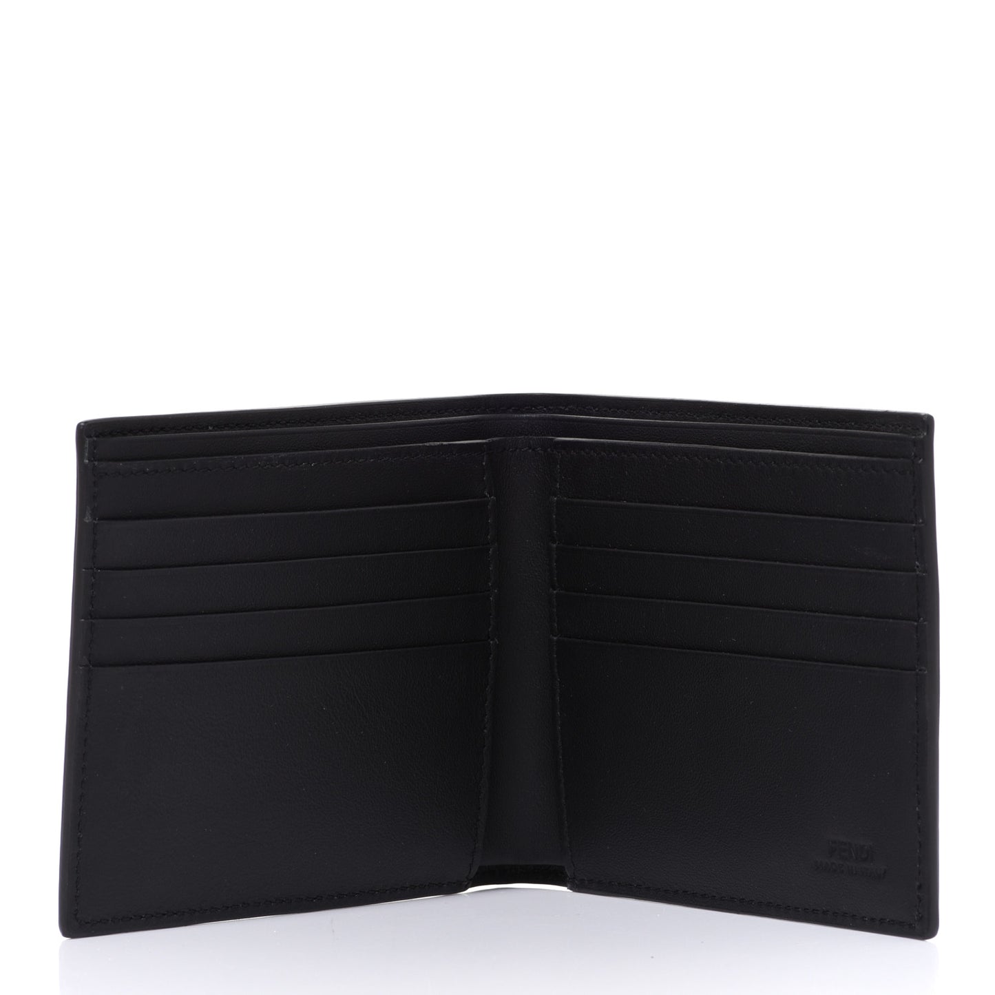 Vitello CamouFF Bi-Fold Wallet Black Multicolor