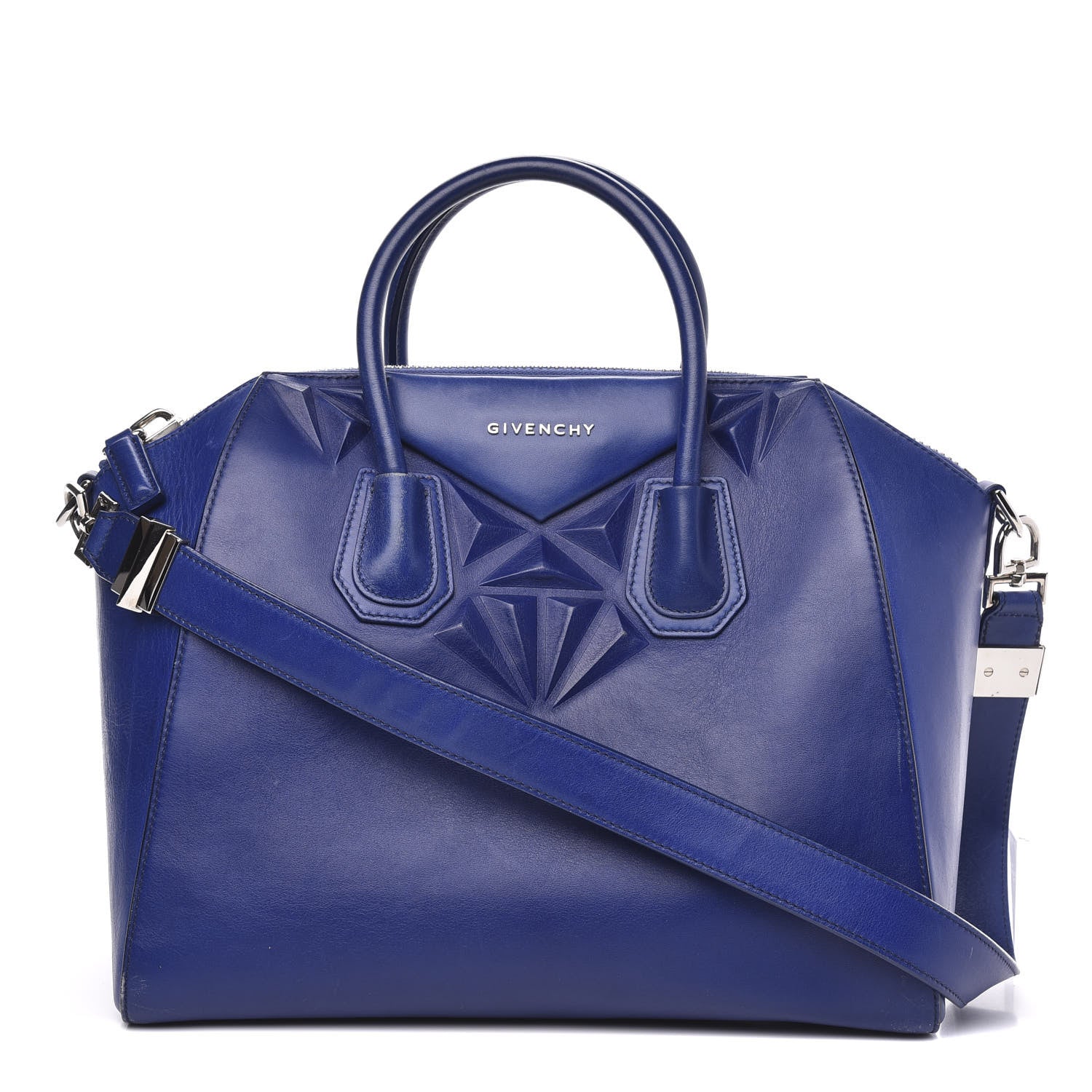 Givenchy Calfskin 3D Stud Medium Antigona Royal Blue 1 of 18