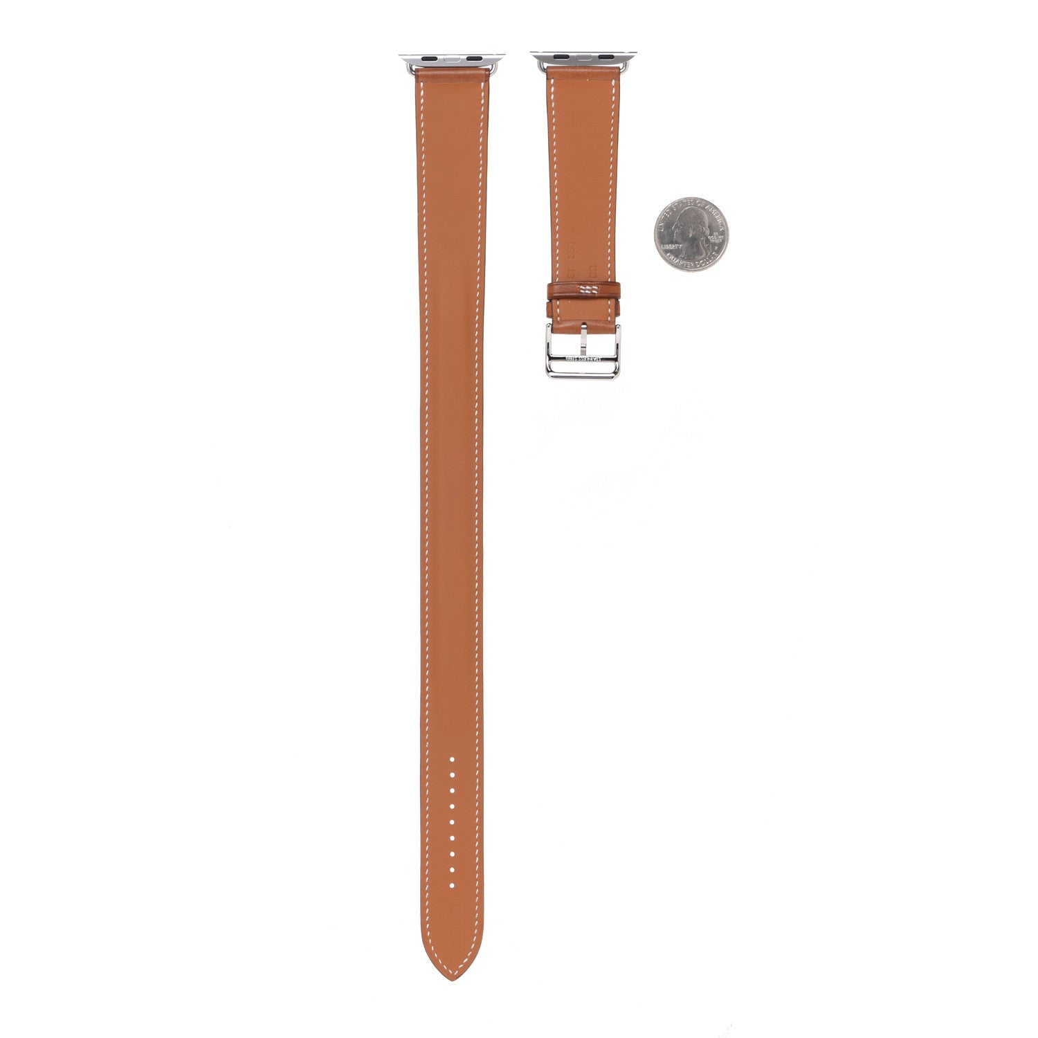 Hermes Swift 44mm Apple Watch Double Tour Band Gold 2 of 7