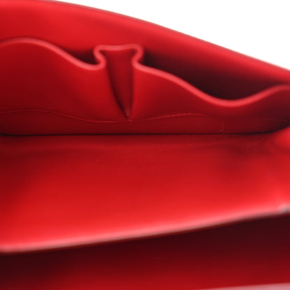 Celine Box Calfskin Medium Classic Box Flap Bag Red 6 of 15