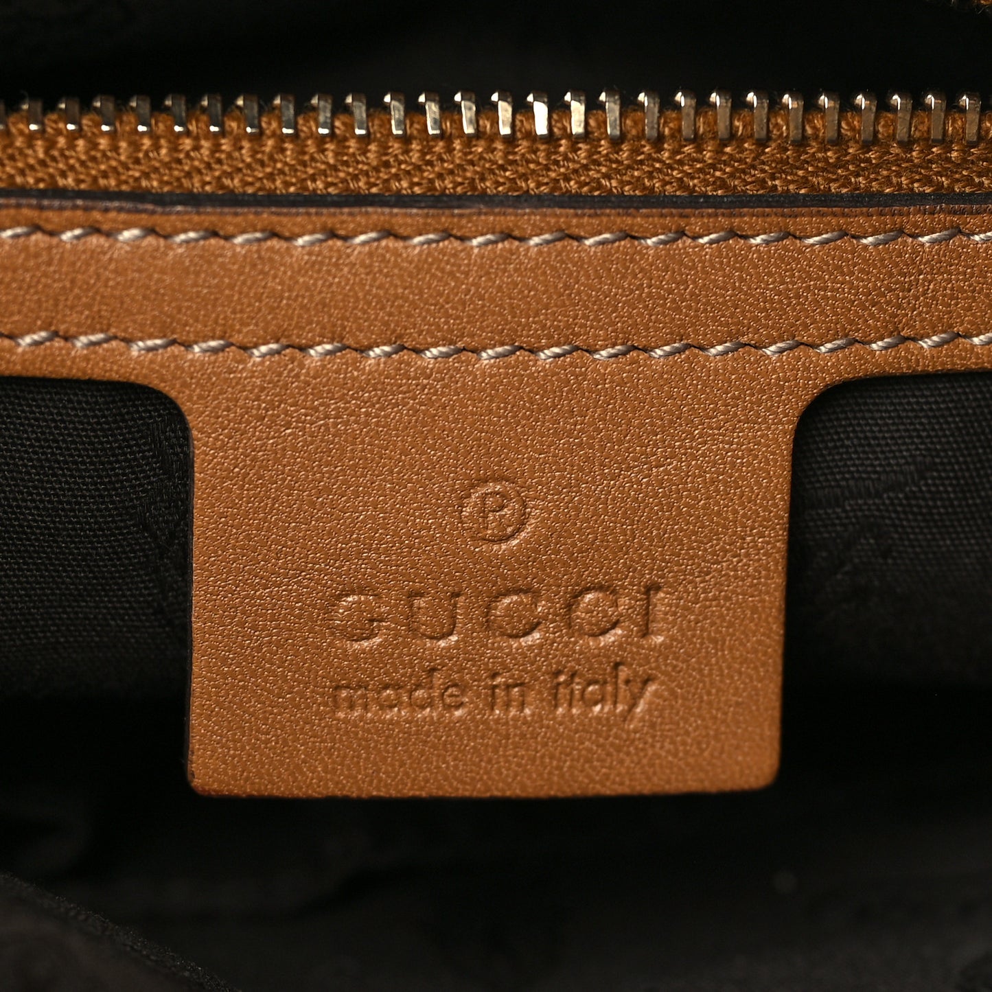 Guccissima Medium Top Handle Bag Light Brown