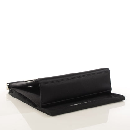 Chanel Satin Bar Handle Clutch Black 4 of 6