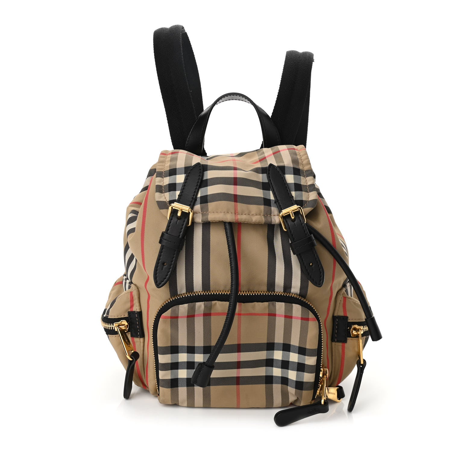 Burberry Vintage Check Small Rucksack Backpack Antique Yellow 1 of 11