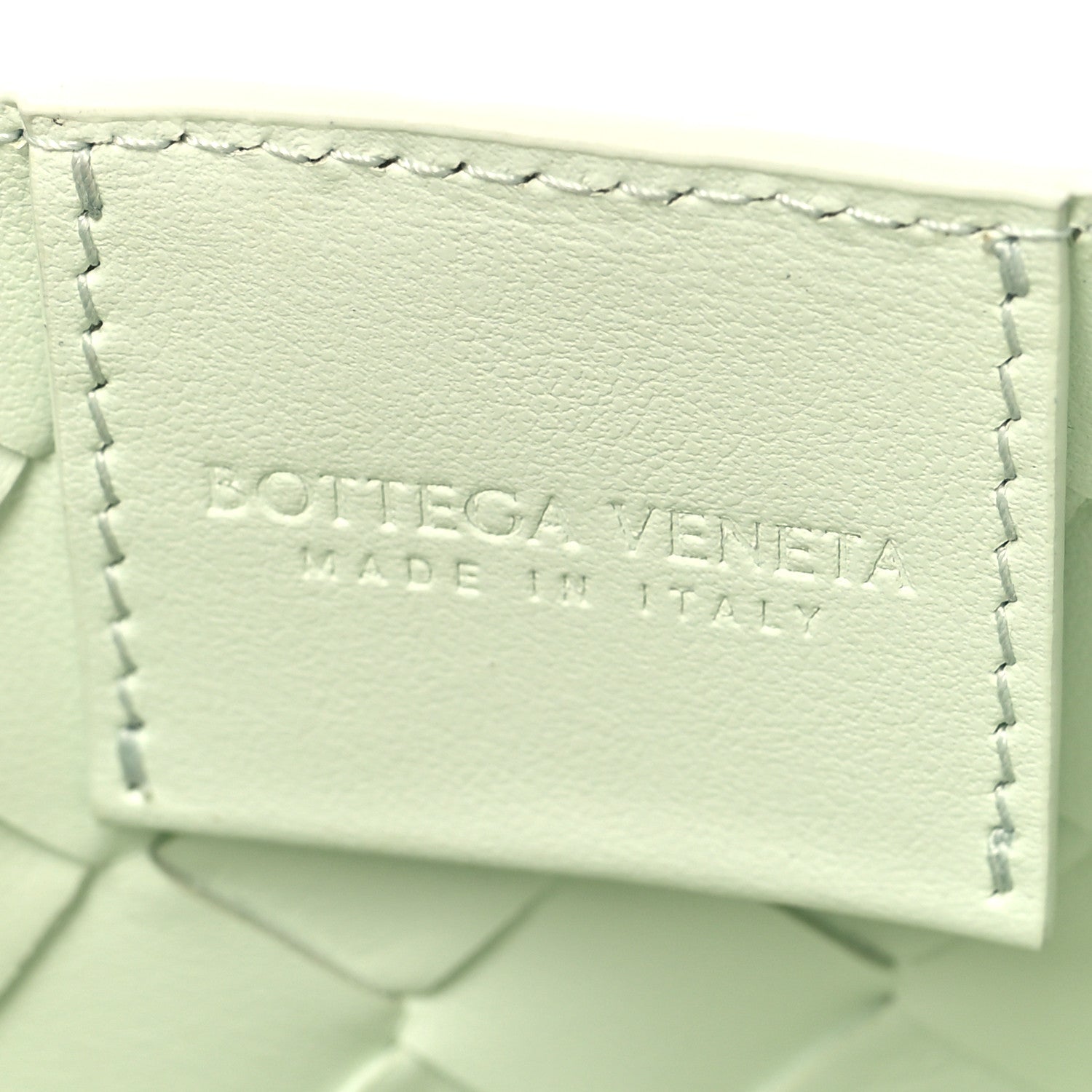 Bottega Veneta Nappa Intrecciato Envelope Pouch Glacier 6 of 10