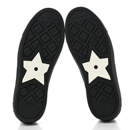 Christian Dior Cotton Mizza Embroidered Walk'N'Dior Low Top Sneakers 38 Natural Black 5 of 8