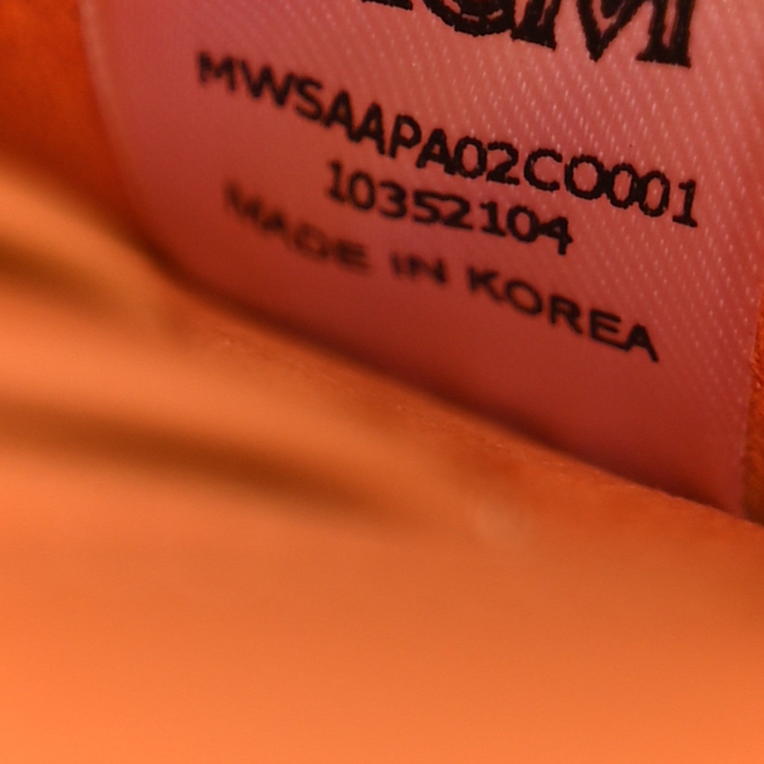 MCM Visetos Small Patricia Saddle Bag Cognac 7 of 12